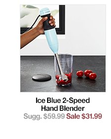 Ice Blue 2 Speed Hand Blender