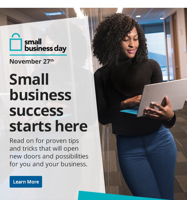 Small business success starts here