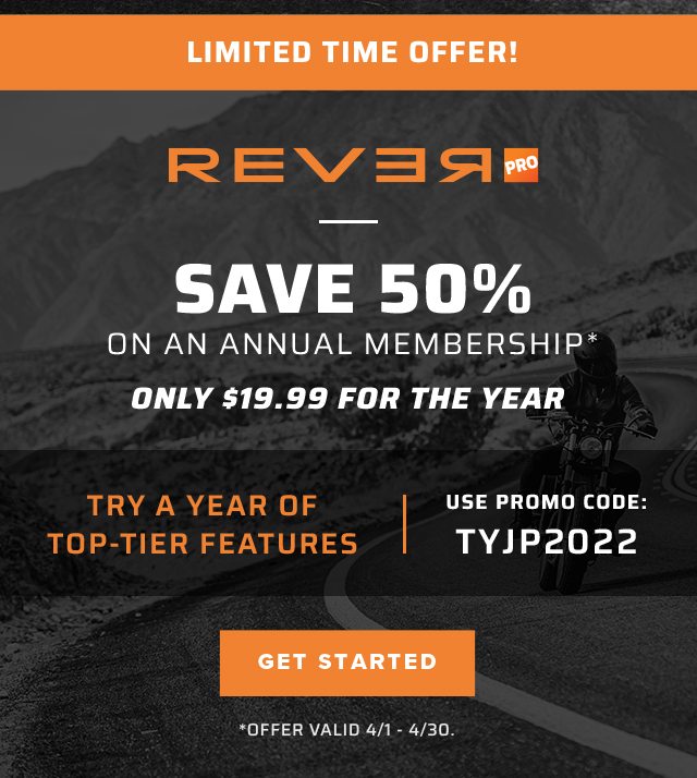 Save 50% on annual REVER membership