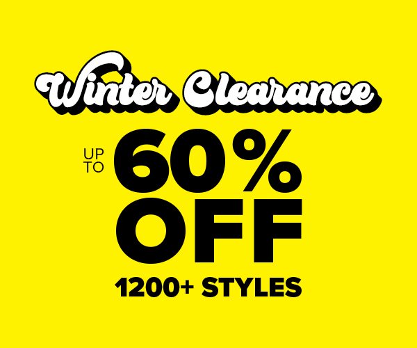 Winter Clearance Up to 60% Off