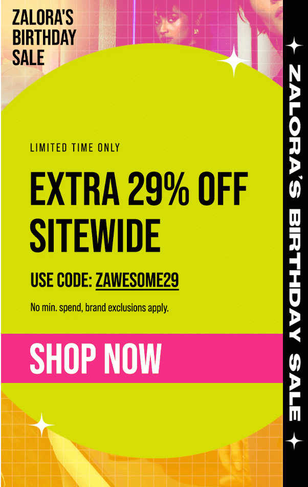 Enjoy Extra 29% Off Sitewide!