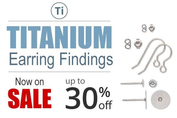 Titanium Earring Findings Sale