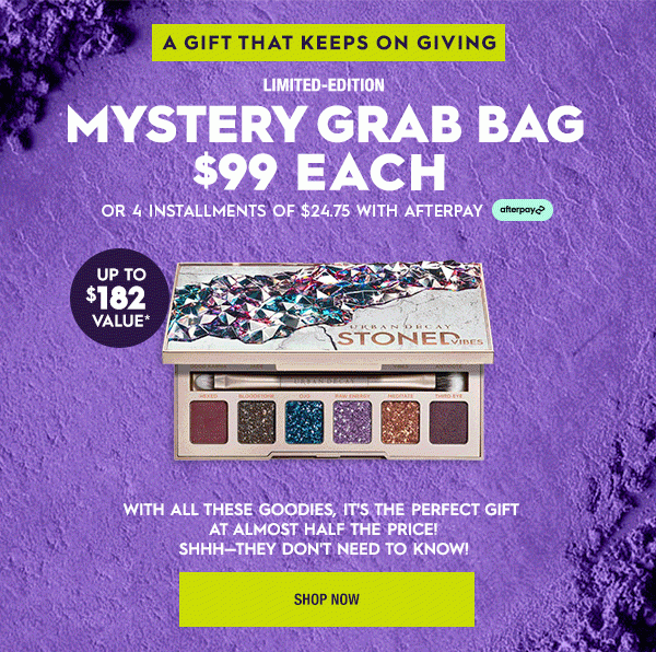 Mystery Grab Bag $99 Each Or 4 Installments Of $24.75 With Afterpay - Shop Now