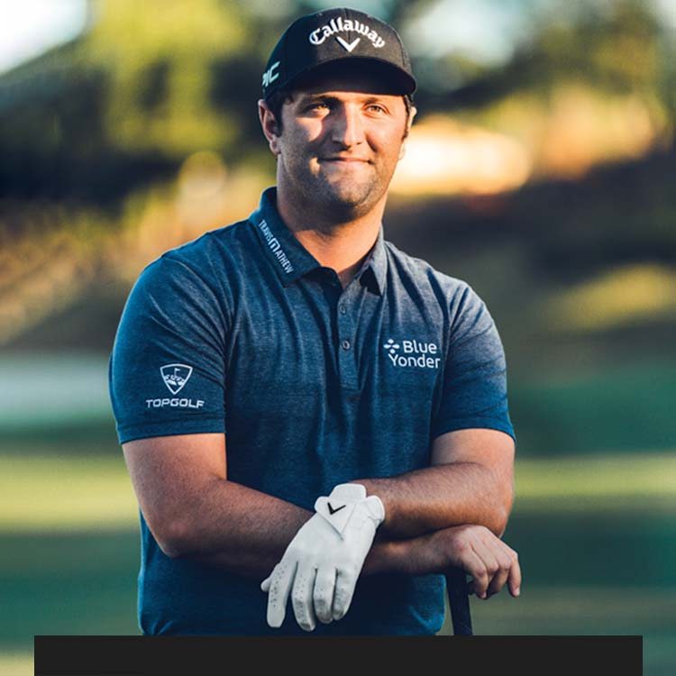 Jon Rahm with Tour Authentic Glove