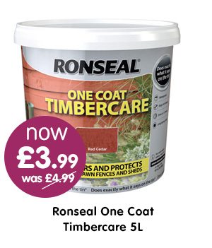 Ronseal One Coat Timbercare - Red Cedar 5L