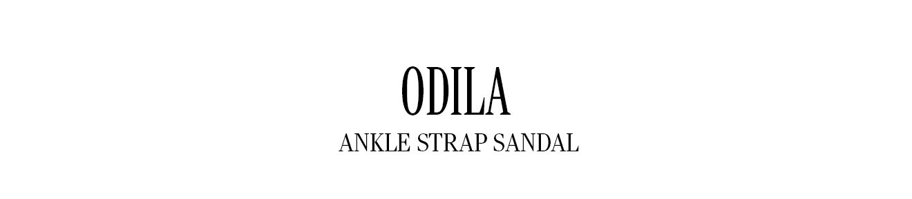 ODILA ANKLE STRAP SANDAL