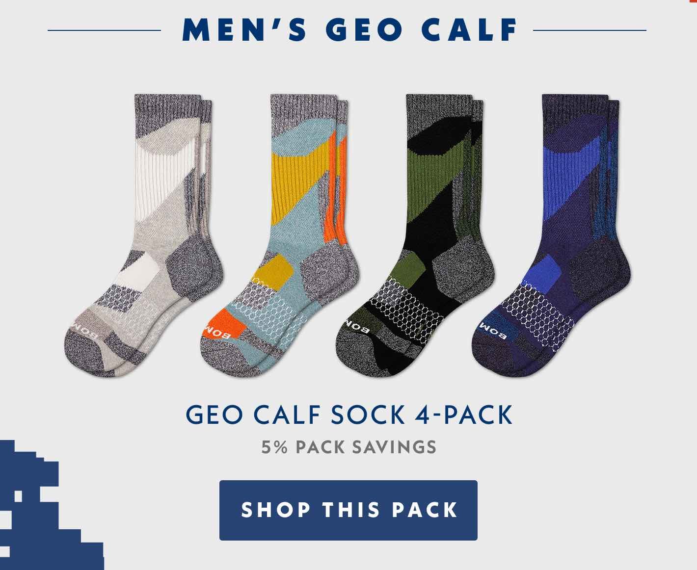 Geo Calf Sock 4-Pack. Shop This Pack.