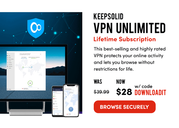 KeepSolid VPN Unlimited | Browse Securely