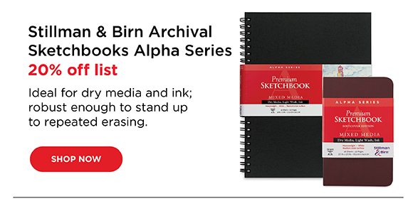 Stillman & Birn Archival Sketchbooks Alpha Series - 20% off list