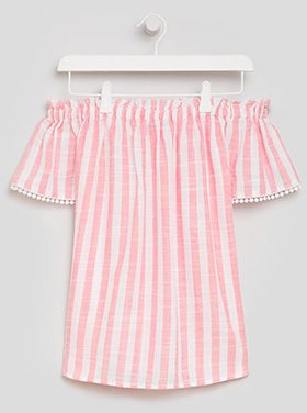 Stripe Bardot Blouse £10