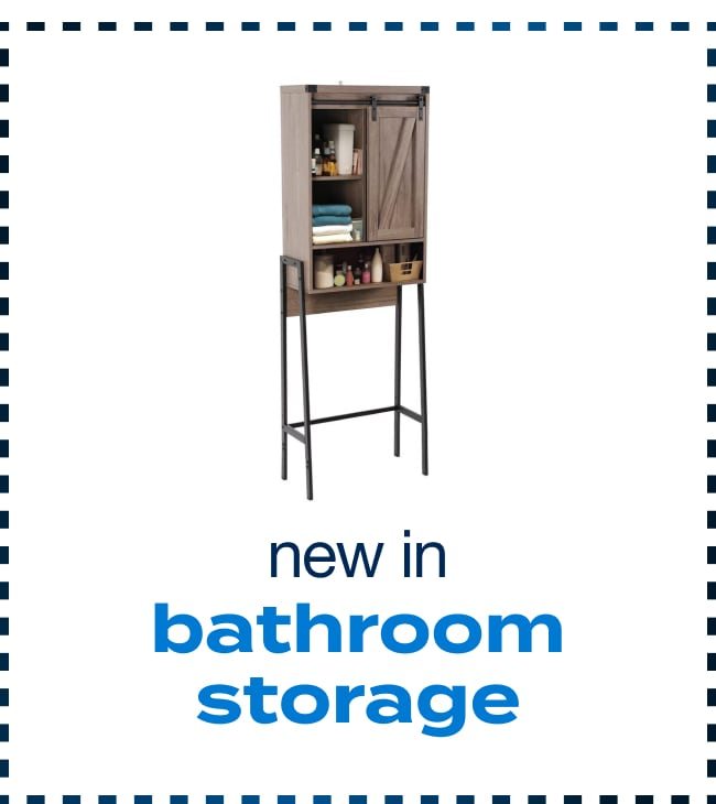 New In Bathroom Storage