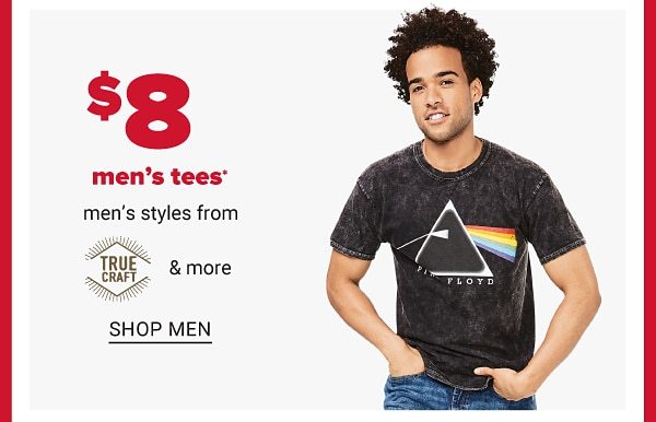 Daily Deals - $9 men's tees. Shop Men.