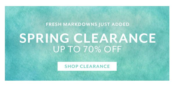 Spring Clearance