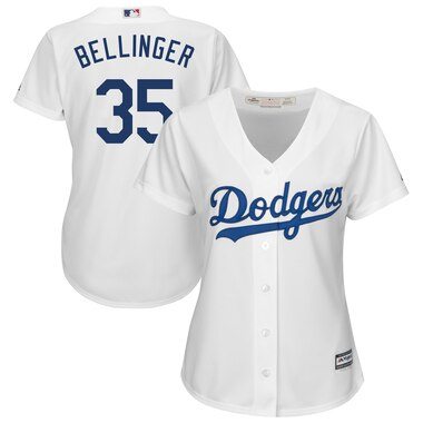 Majestic Cody Bellinger Los Angeles Dodgers Women's White Cool Base Player Jersey