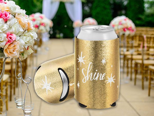 Kolder Kaddy Metallic Neoprene Can Cooler