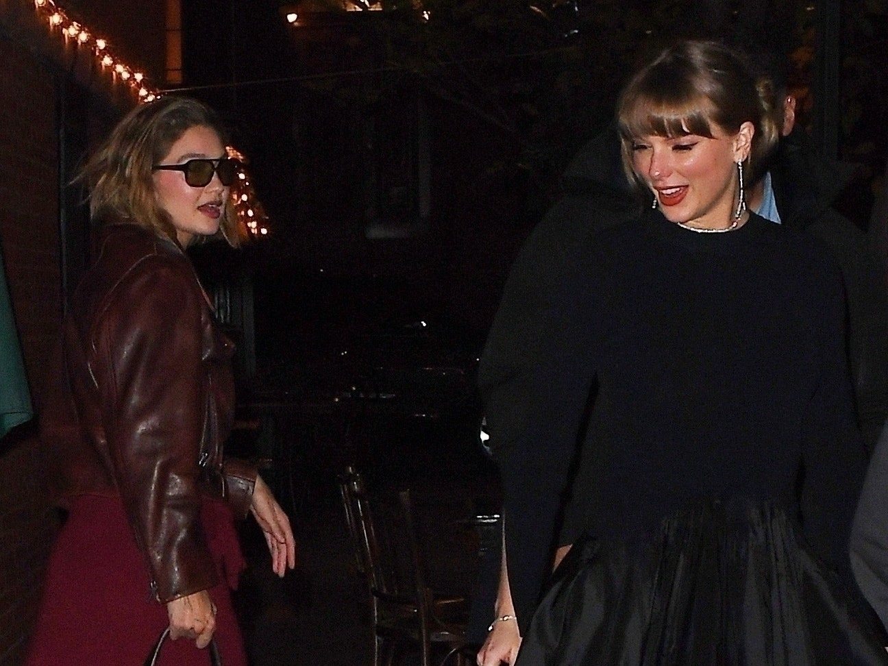 Taylor Swift and Gigi Hadid Make Girls’ Night a Semi-Formal Affair