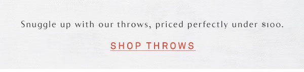 Shop throws.
