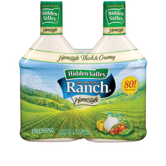 Hidden Valley Ranch Dressing 2-Pack, 40 Ounces Each