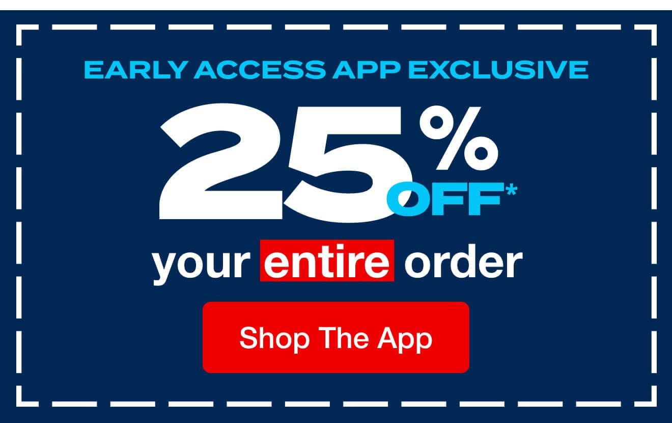 25% Off App Exclusive Activate and Shop