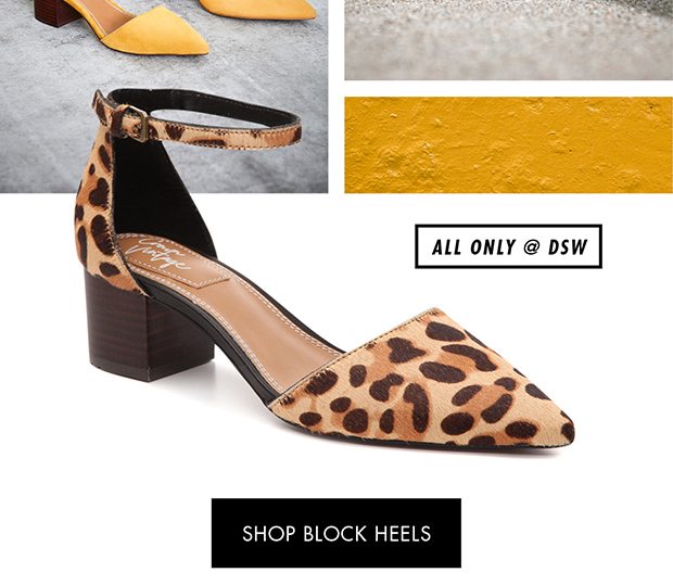 yellow heels dsw