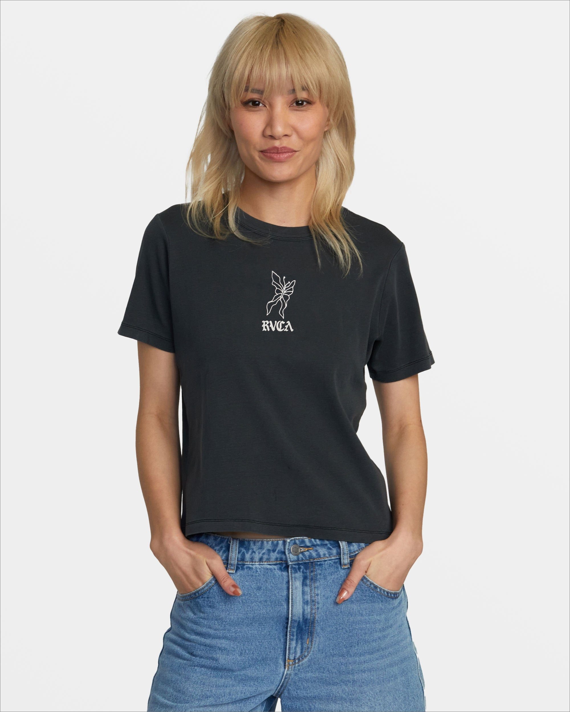 Image of Pixie Daily Tee - Washed Black