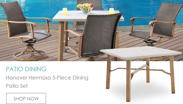 Shop Hanover Hermosa 5-Piece Outdoor Dining Patio Set