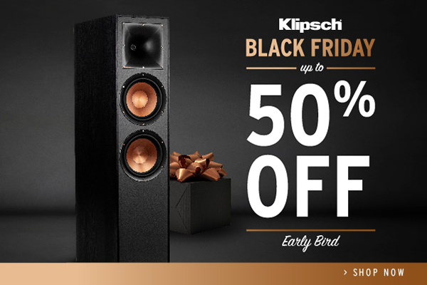 Klipsch black 2024 friday sale