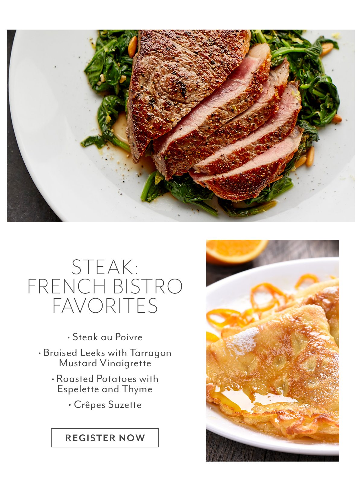 Class: Steak • French Bistro Favorites