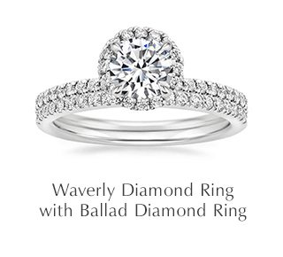 Waverly Diamond Ring with Ballad Diamond Ring