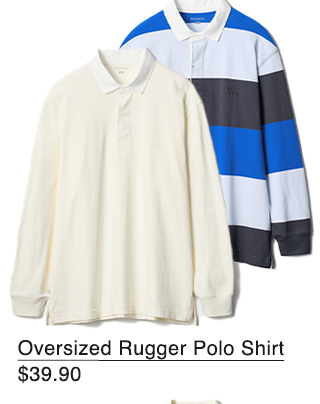 PDP9 - OVERSIZED RUGGER POLO SHIRT