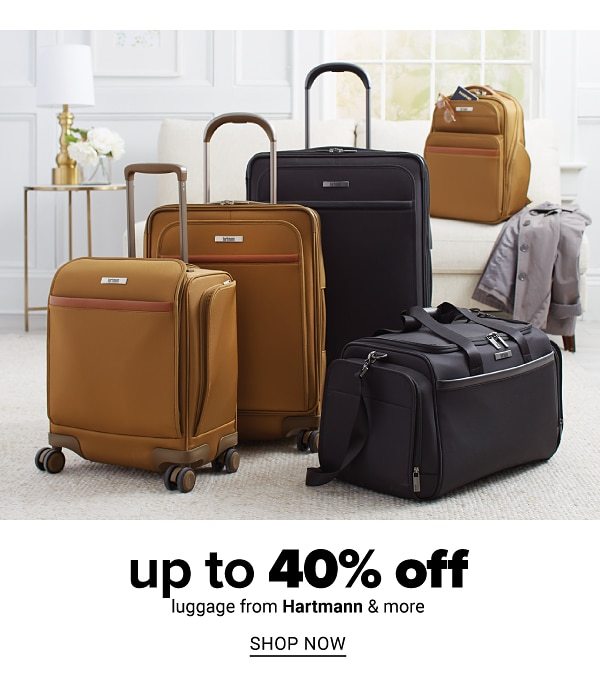 Up to 40% off Luggage from Hartmann and more - Shop Now