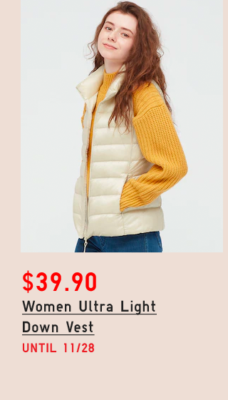 WOMEN ULTRA LIGHT DOWN VEST