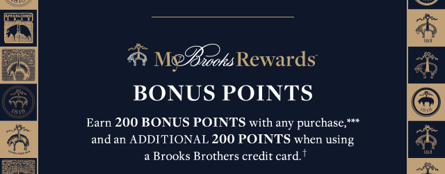 MY BROOKS REWARDS BONUS POINTS