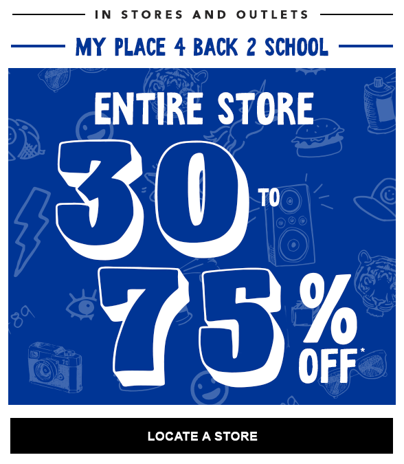 30-75% Off Entire Store