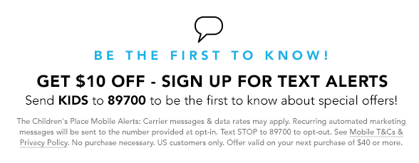 Get $10 Off - Sign Up For Text Alerts