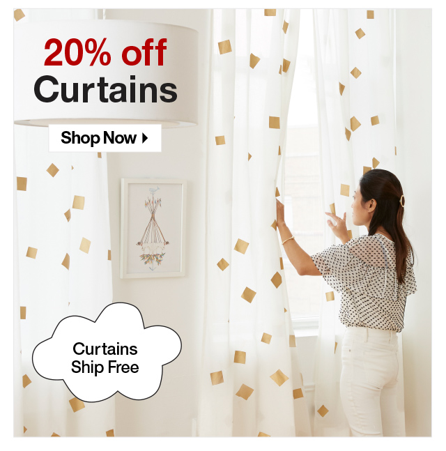 Shop 20% off Curtains