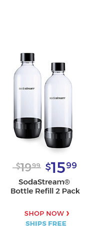 $15.99 SodaStream(R) Bottle Refill 2 pack shop now ships free