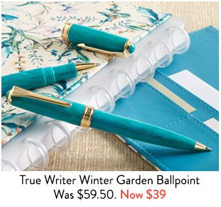 True Writer Classic Winter Garden Ballpoint