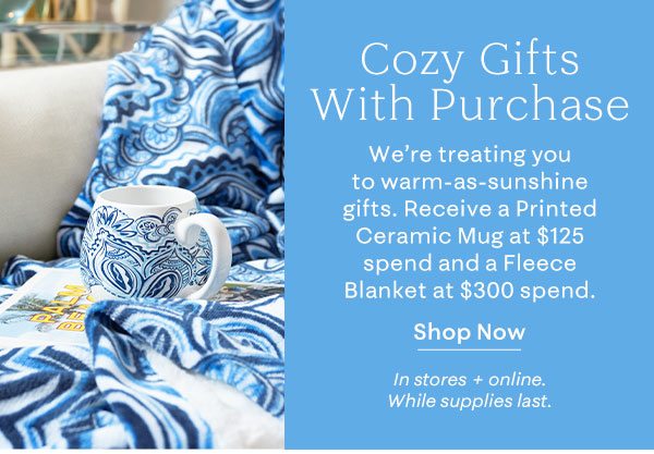 Cozy Gifts With Purchase