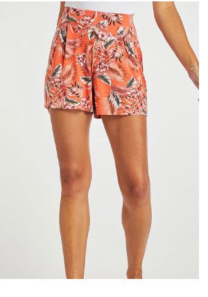 tropical print shorts peacocks