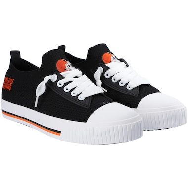 Cleveland Browns FOCO Women's Knit Canvas Fashion Sneakers