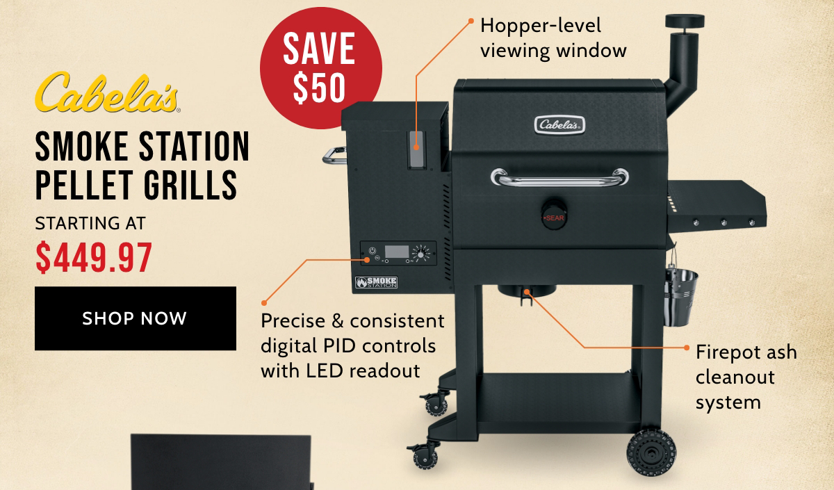 Cabela's Smoke Station Pellet Grills