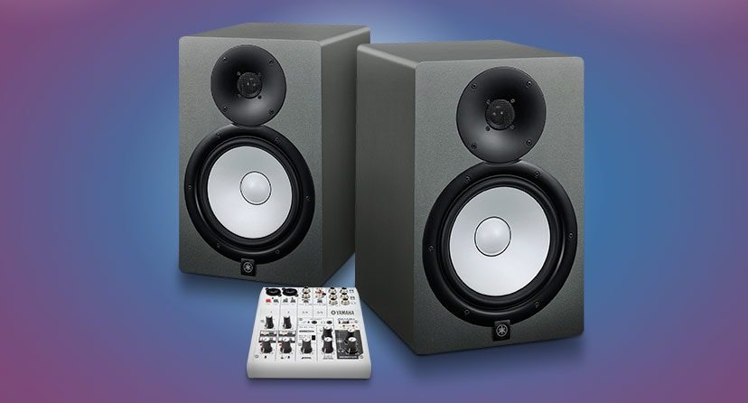 Essential Yamaha podcasting equipment. Elevate your content creation with professional mixers and monitors from Yamaha.