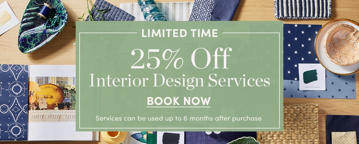 25 Percent Off Interior Design Services