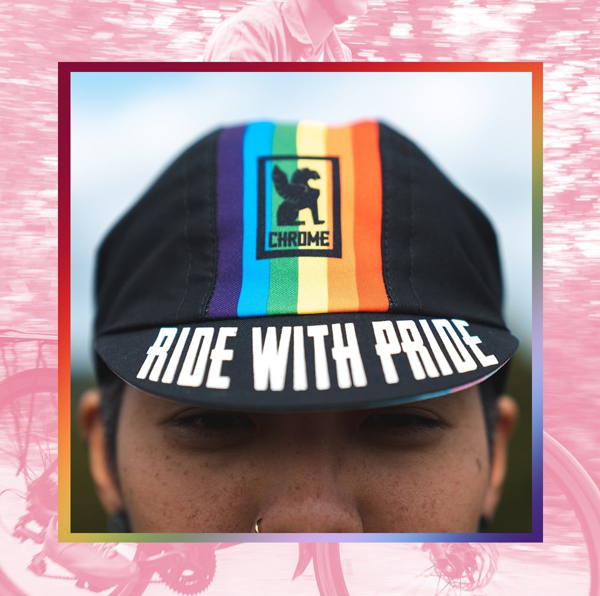 Chrome x Gay's Ok cycling cap