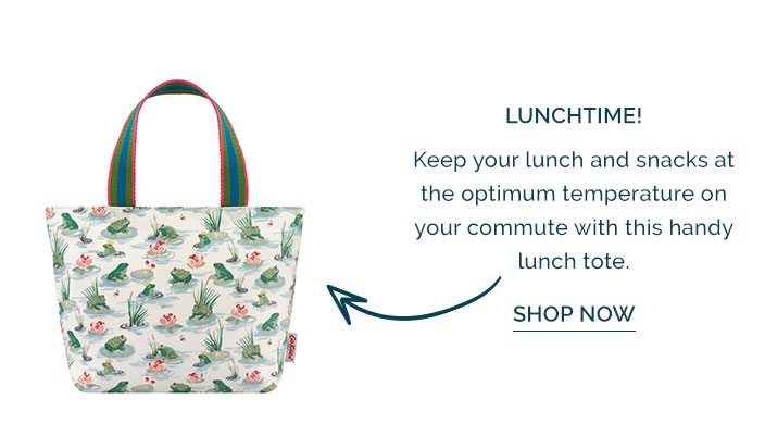 Bathing Frogs Lunch Tote Bag