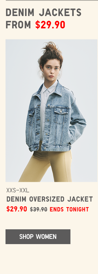 PDP3 - WOMEN DENIM OVERSIZED JACKET