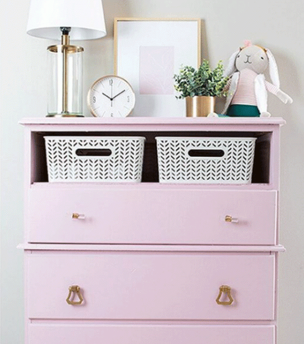 Image of a kids' dresser makeover