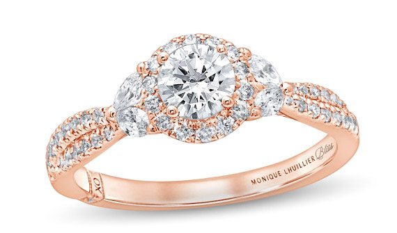 Rose Gold Diamond Engagement Ring