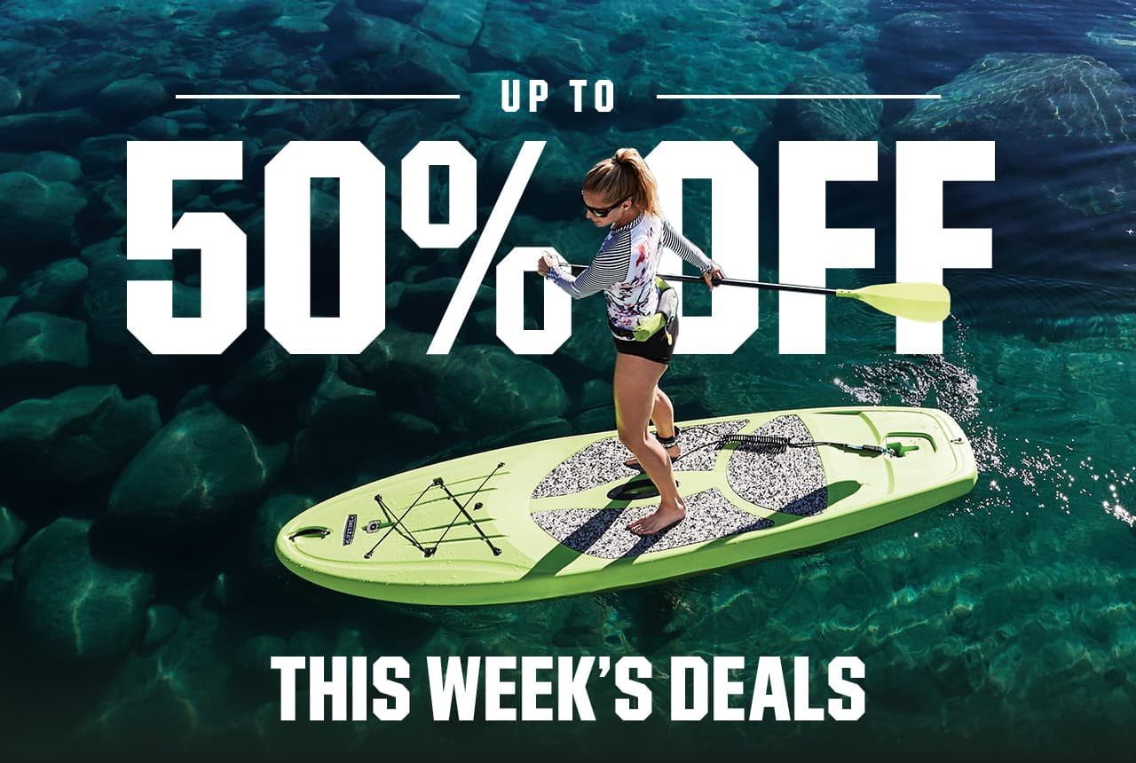 Take up to 50% off this week's deals.